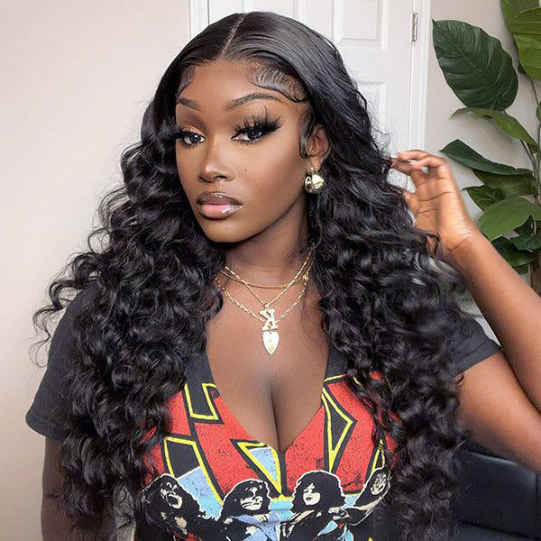 CLEARANCE | Loose Deep 13x4 Lace Frontal Wig Pre-plucked Hairline