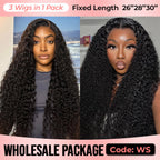 Wholesale Package | Wear Go Glueless Wigs Pre Cut 7x5 HD Lace Wigs Human Hair Pre-Plucked
