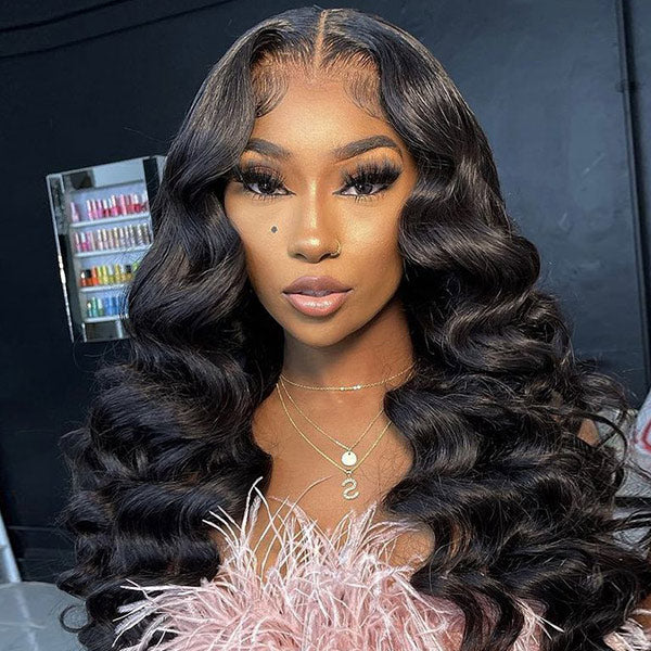 BOGO Wand Curl Pre-cut 7x5 HD Lace Wear Go Wig 100% Glueless Human Hair Wig