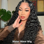 HairHive Pre Bleached Plucked Wear Go Glueless Wigs With Natural Hairline Pre Cut Lace 4x4 Lace Closure Wig
