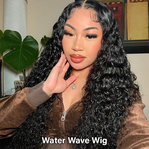 HairHive Pre Bleached Plucked Wear Go Glueless Wigs With Natural Hairline Pre Cut Lace 4x4 Lace Closure Wig