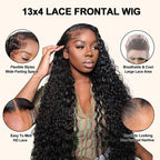CLEARANCE |  Water Wave 13x4 HD Lace Frontal Wigs Pre-plucked Wet And Wavy Brazilian Human Hair Wigs