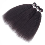 Kinky Straight Unprocessed Virgin Human Hair Bundles 1/3/4 Pcs