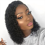 Pre-Plucked Water Wave Short Bob Wigs 13x4 13x6 4x4 HD Lace Frontal Wig 100% Human Hair Wig