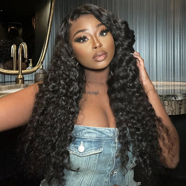 CLEARANCE | Deep Wave 13x4 13x6 Lace Frontal Wigs Pre-plucked Hairline With Natural Baby Hair