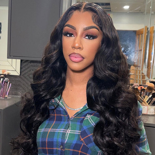HairHive Body Wave Wear Go Glueless Wigs Pre Cut 7x5 HD Lace Human Hair Wigs With Baby Hair