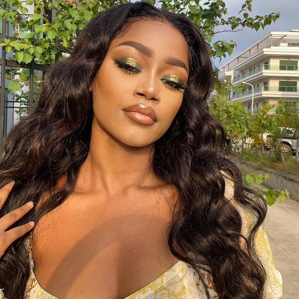 HairHive Body Wave Wear Go Glueless Wigs Pre Cut 7x5 HD Lace Human Hair Wigs With Baby Hair