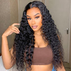 HairHive Water Wave Wear Go Wigs 7x5 HD Lace Real Glueless Lace Closure Wigs