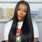 Exclusive Flash | Straight Hair Pre-Cut 7x5 HD Lace Bleached Knots Wear Go Glueless Wig