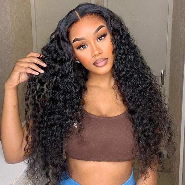 CLEARANCE | Water Wave Pre-cut 9x6 Lace Wear&Go Glueless Wig Pre Plucked
