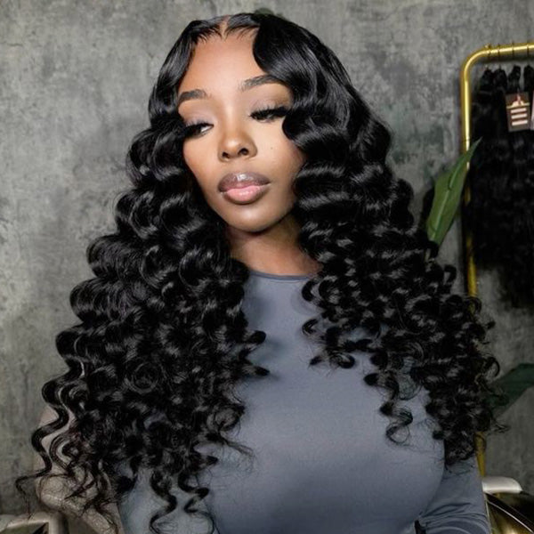 BOGO Wand Curl Pre-cut 7x5 HD Lace Wear Go Wig 100% Glueless Human Hair Wig