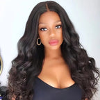 HairHive Body Wave Hair Wear & Go Glueless Wigs 7x5 Pre Cut HD Lace Closure Wigs With Pre Plucked Nautral Hairline