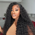 CLEARANCE |  Water Wave 13x4 HD Lace Frontal Wigs Pre-plucked Wet And Wavy Brazilian Human Hair Wigs