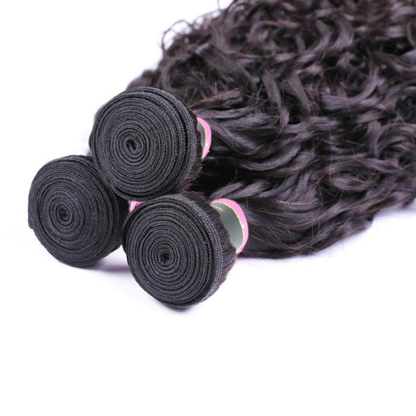 Natural Wave Unprocessed Virgin Human Hair Bundles 1/3/4 Pcs