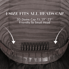 Sunber 180% Density 13x4 Pre-Cut Lace Frontal Afro Kinky Curly Chocolate Brown Wig With Invisi Drawstring