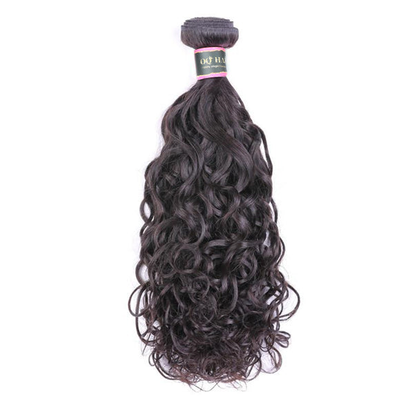 9A Natural Wave Human Hair 4 Bundles Natural Black