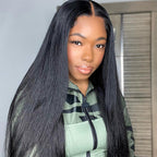 HairHive Pre Cut Lace Wear Go Glueless Wigs 4x4 Lace Closure Wigs PrePlucked With Human Hair
