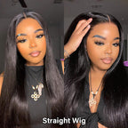 HairHive Pre Bleached Plucked Wear Go Glueless Wigs With Natural Hairline Pre Cut Lace 4x4 Lace Closure Wig