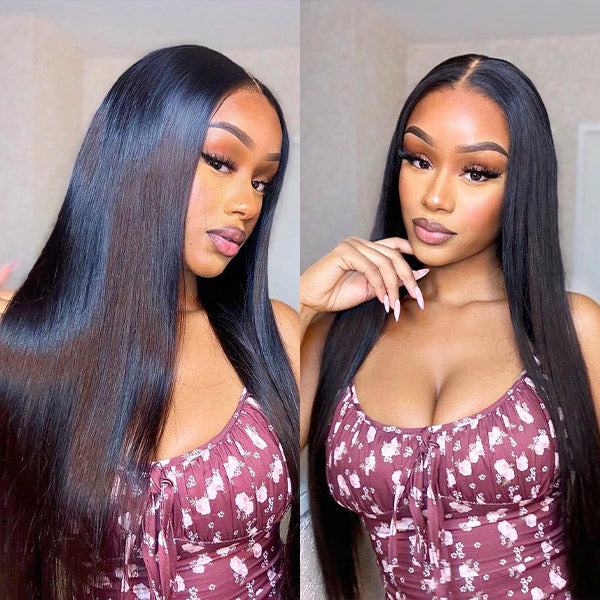 Flash Sale | Silky Straight Easy Wear Go Glueless Wigs Pre Cut 7x5 Lace