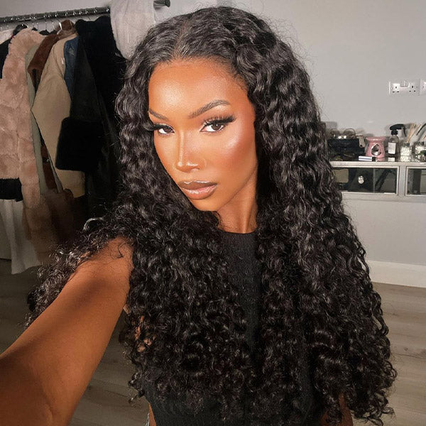 Exclusive Flash | Water Wave 7x5 Lace Wear Go Wig Pre-Bleached Knots Wig