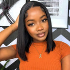 24h Shipping | Wear Go Glueless Wigs 7x5 Pre Cut HD Lace Straight Short Bob Wigs