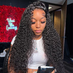 Exclusive Flash | Water Wave 13x6 Lace Frontal Wig Pre-plucked Hairline
