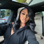 Sunber 200% Density Effortlessly Feathered Hairstyles 7x5 Pre Cut Lace Wig With Layered Haircuts