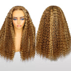 HairHive Water Wave Invisi-Drawstring Flexible Fit 360 Lace Frontal Glueless Wig With Bleached Knots