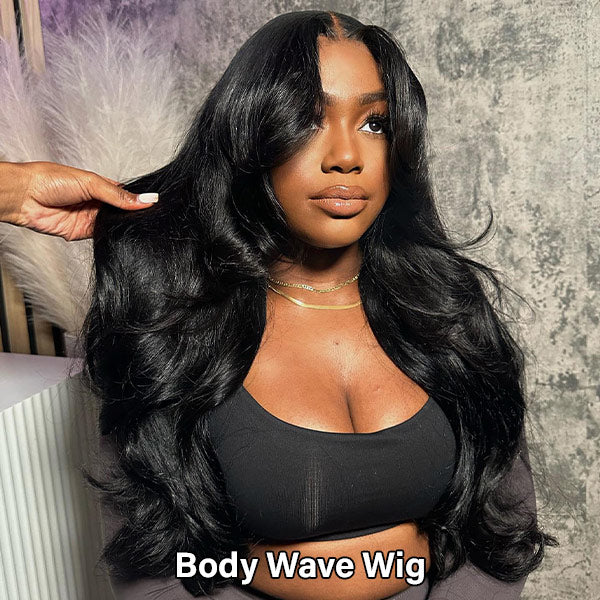 HairHive Pre Cut Lace Wear Go Glueless Wigs 4x4 Lace Closure Wigs PrePlucked With Human Hair