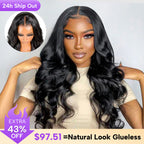 CLEARANCE | Ocean Wave Pre Cut 7x5 HD Lace Wear&Go Glueless Human Hair Wig