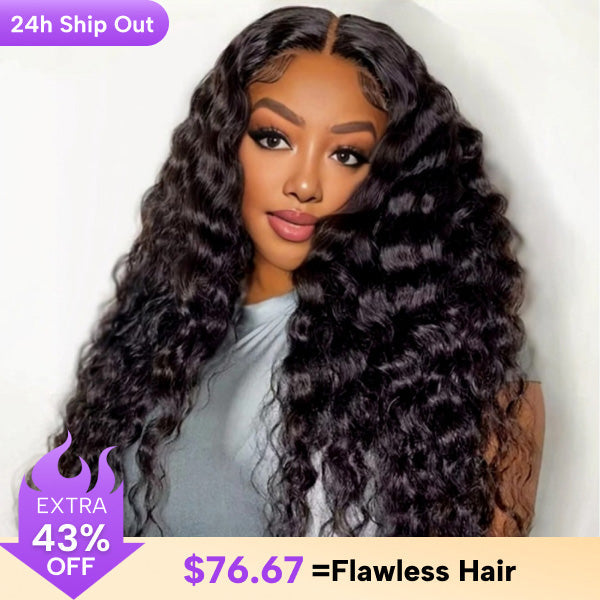 CLEARANCE | Loose Deep 13x4 Lace Frontal Wig Pre-plucked Hairline