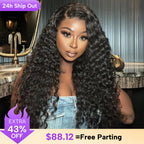 CLEARANCE | Deep Wave 13x4 13x6 Lace Frontal Wigs Pre-plucked Hairline With Natural Baby Hair