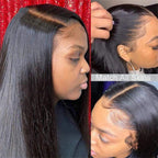 HD Lace Wigs 5x5 Lace Closure Wigs Straight Human Hair Preplucked Wigs with Baby Hair