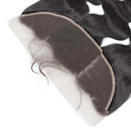 Body Wave Human Hair 3 Bundles with 13*4 Lace Frontal Natural Black