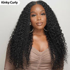 HairHive Straight Wavy Curly Pre-cut 7x5 HD Lace Wear Go Glueless Wig Bleached Invisible Knots Beginner Friendly