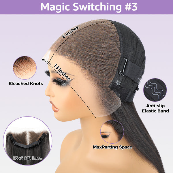 HairHive Body Wave Replaceable Zip Lace Tops For Block Wig