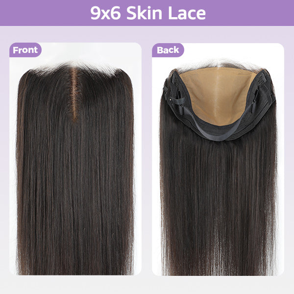 HairHive Straight Replaceable Zip Lace Tops For Block Wig