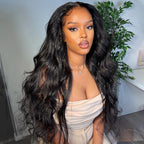 HairHive Wear Go Wigs Undetectable 13x6 HD Lace Front Wigs With Elastic Drawstring Glueless Human Hair Wigs Natural Look Beginner Friendly For Women