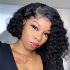 Bob Wigs Deep Wave Virgin Human Hair Lace Front Wigs Preplucked 4x4 13x4 13x6 HD Lace Frontal Wigs