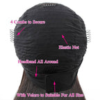 Flash Sale | Straight Hair Headband Wig Human Hair Glueless Wigs With Headband Scarf