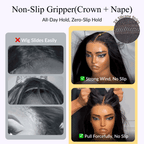 Sunber 200% Density Effortlessly Feathered Hairstyles 7x5 Pre Cut Lace Wig With Layered Haircuts