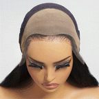 Sunber 13x4 HD Real Scalp™ Layer Cut Straight Lace Frontal Human Hair Wig with Invisi Drawstring