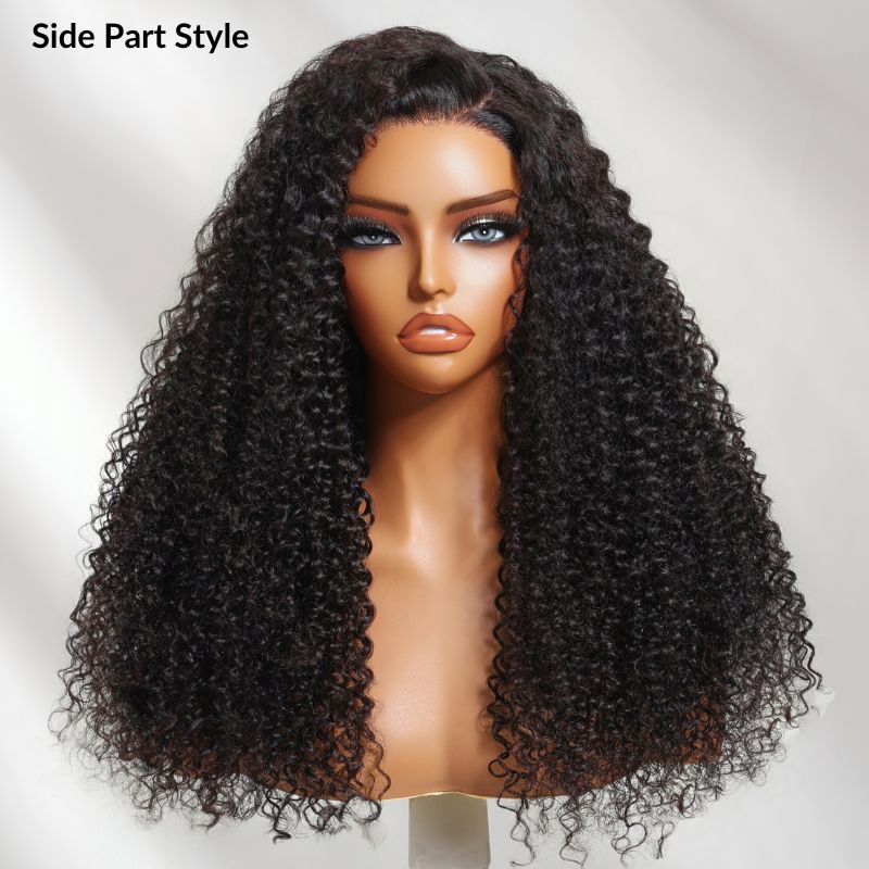 Sunber 7x5 Bye Bye Knots Wigs Jerry Curly Pre-Cut Lace Human Hair Wigs Bleached Knots With Baby Hair