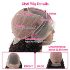 Kinky Straight Wig Preplucked 13x4 13x6 HD Lace Front Wigs Natural Black Brazilian Virgin Human Hair