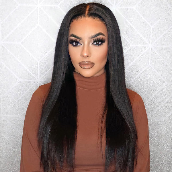HairHive Straight Replaceable Zip Lace Tops For Block Wig