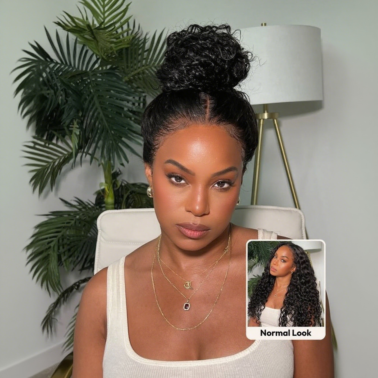 Sunber 7x5/ 13x4 Pre-Everything Lace Frontal Wig Water Wave & Curly Mixed Human Hair Wigs With Invisi Drawstring