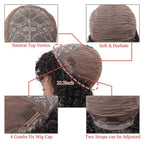 Kinky Curly Bomb Look Premium 100% Remy Human Hair Wig With Bangs