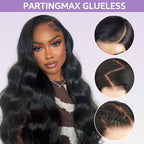 Body Wave Pre Bleached Knots Snug Fit Drawstring 13x4 13x6 HD Lace Front Wear Go Glueless Wig
