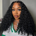 HairHive Deep Wave Invisi-Drawstring 360 Lace Glueless Wig Bleached Knots Wear Go Wig