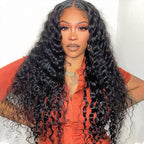 HairHive Deep Wave Wear Go Glueless Wig Bleached Knots Pre-cut 7x5 HD Lace Wig